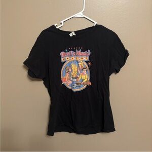 Port and Company Black Graphic Tee